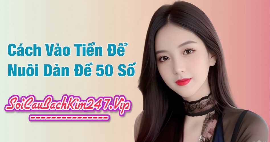 Cách vào tiền nuôi dàn đề 50 số khung 3 ngày